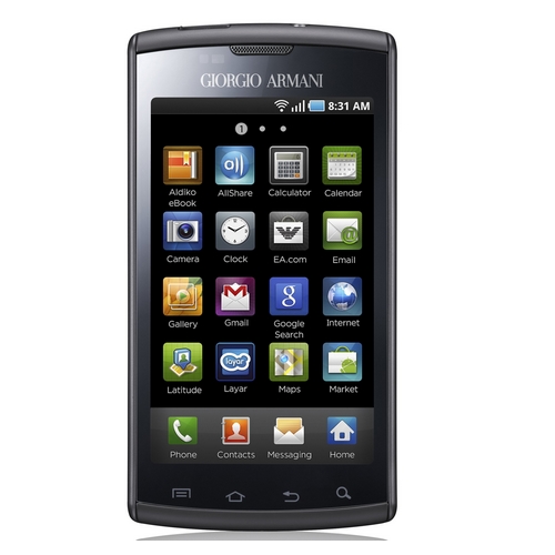 Samsung i9010 Galaxy S Giorgio Armani  auf Werkseinstellung zurücksetzen